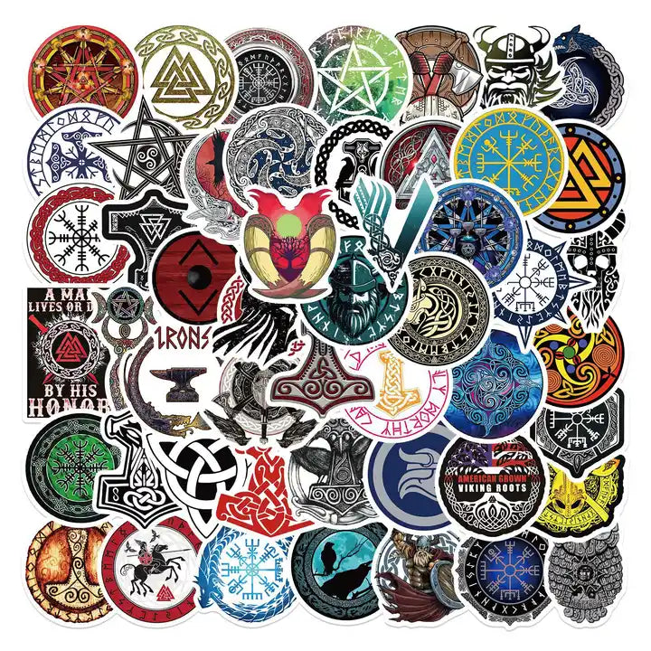 Stickers with Viking/ Nordic runes and symbols Stickers with Viking/ Nordic runes and symbols